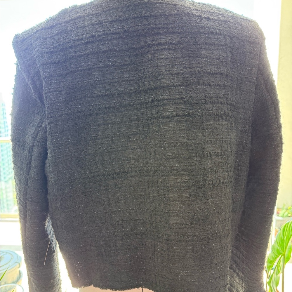 IRO Textured Black Women's Blazer - Picture 2 of 8